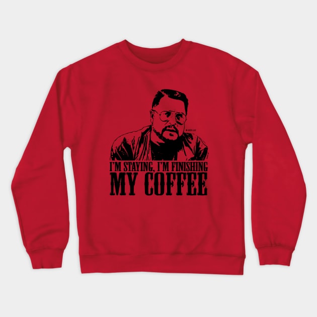 Walter Sobchak Crewneck Sweatshirt by valentinahramov